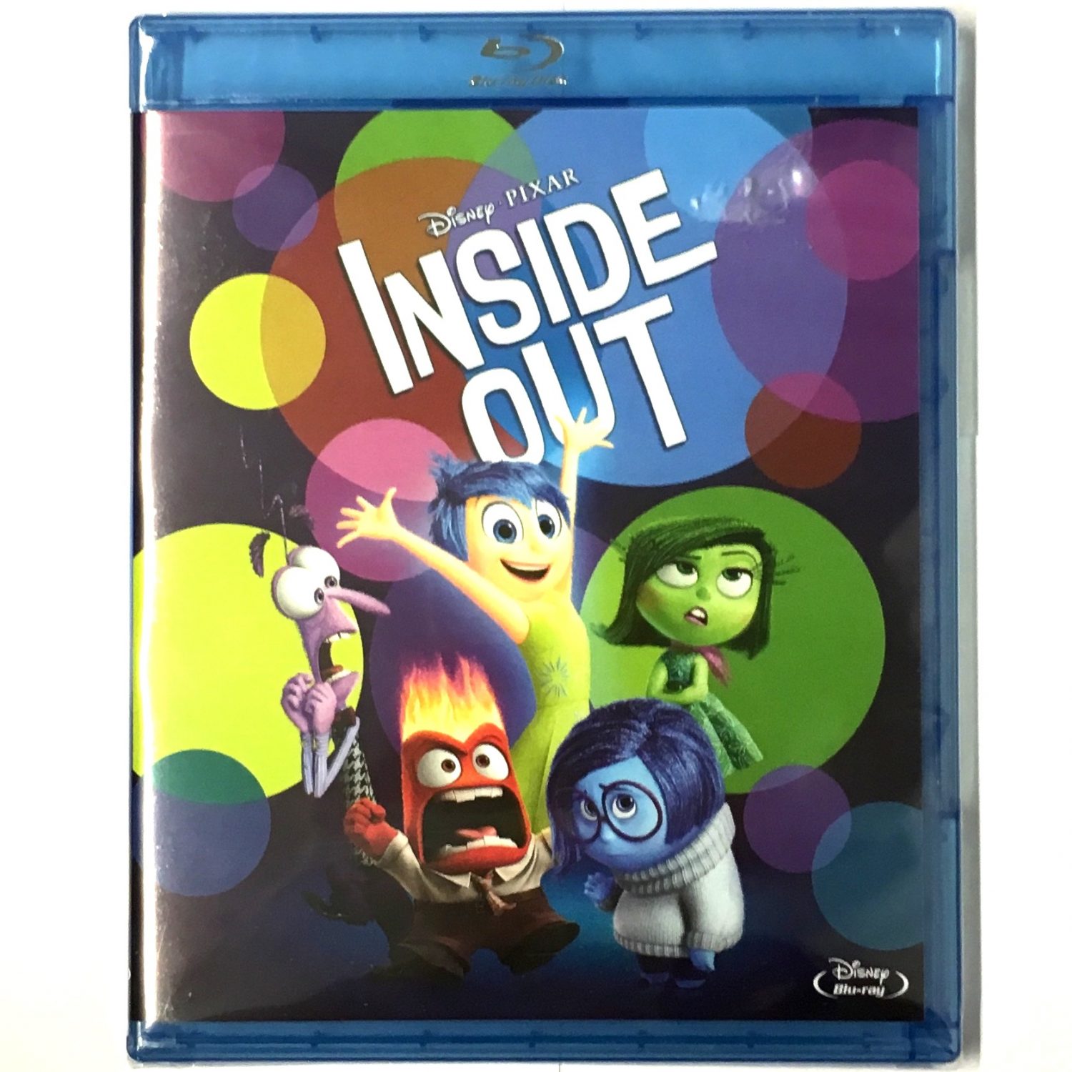 Inside Out Disney Pixar Blu Ray Disc