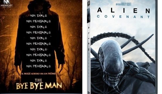 Alien: Covenant e The Bye Bye Man tra i titoli in home video dal 13 Settembre