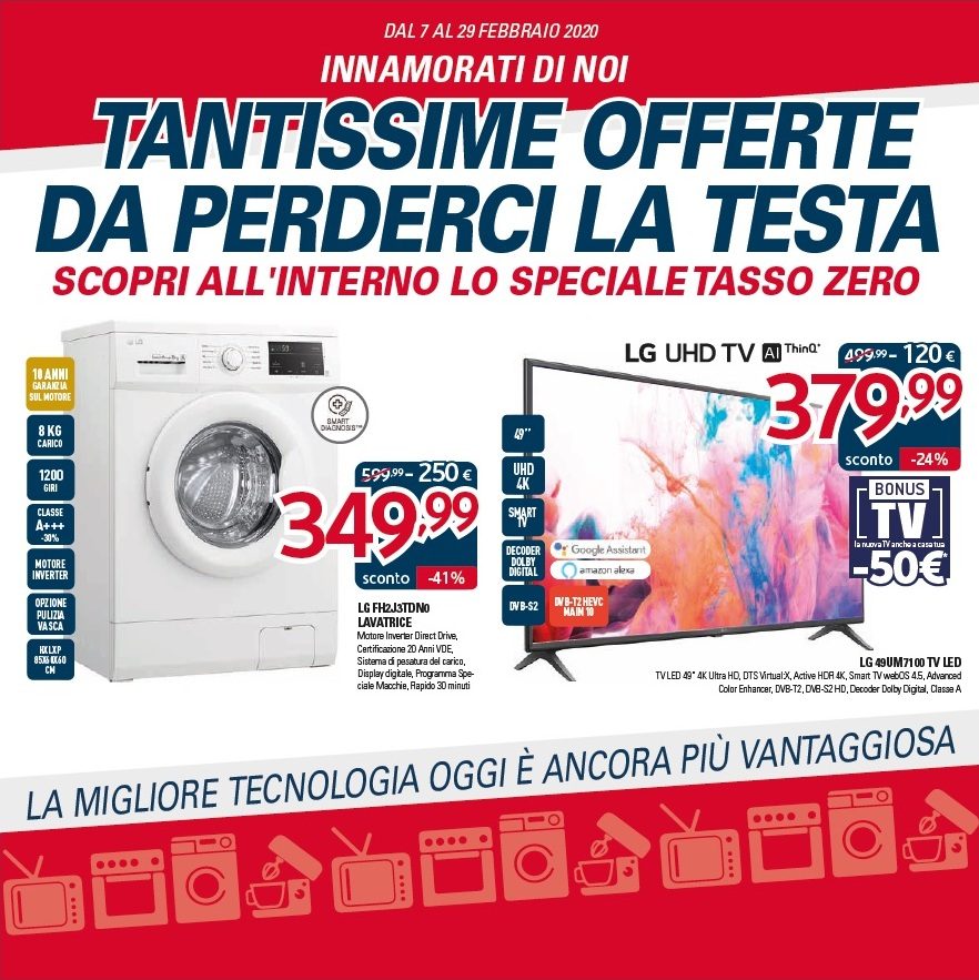 Sfoglia il volantino con le nostre offerte dal 7 al 29 Febbraio!