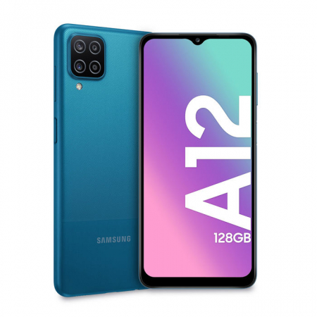 Samsung Galaxy A12 SM-A125F/DSN Blu 128GB di Memoria, RAM 4GB
