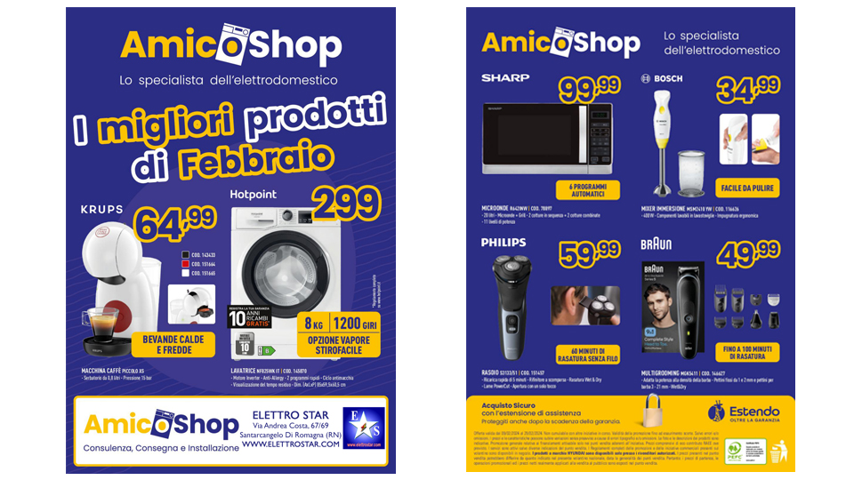 A Febbraio tornano le offerte Amico Shop!